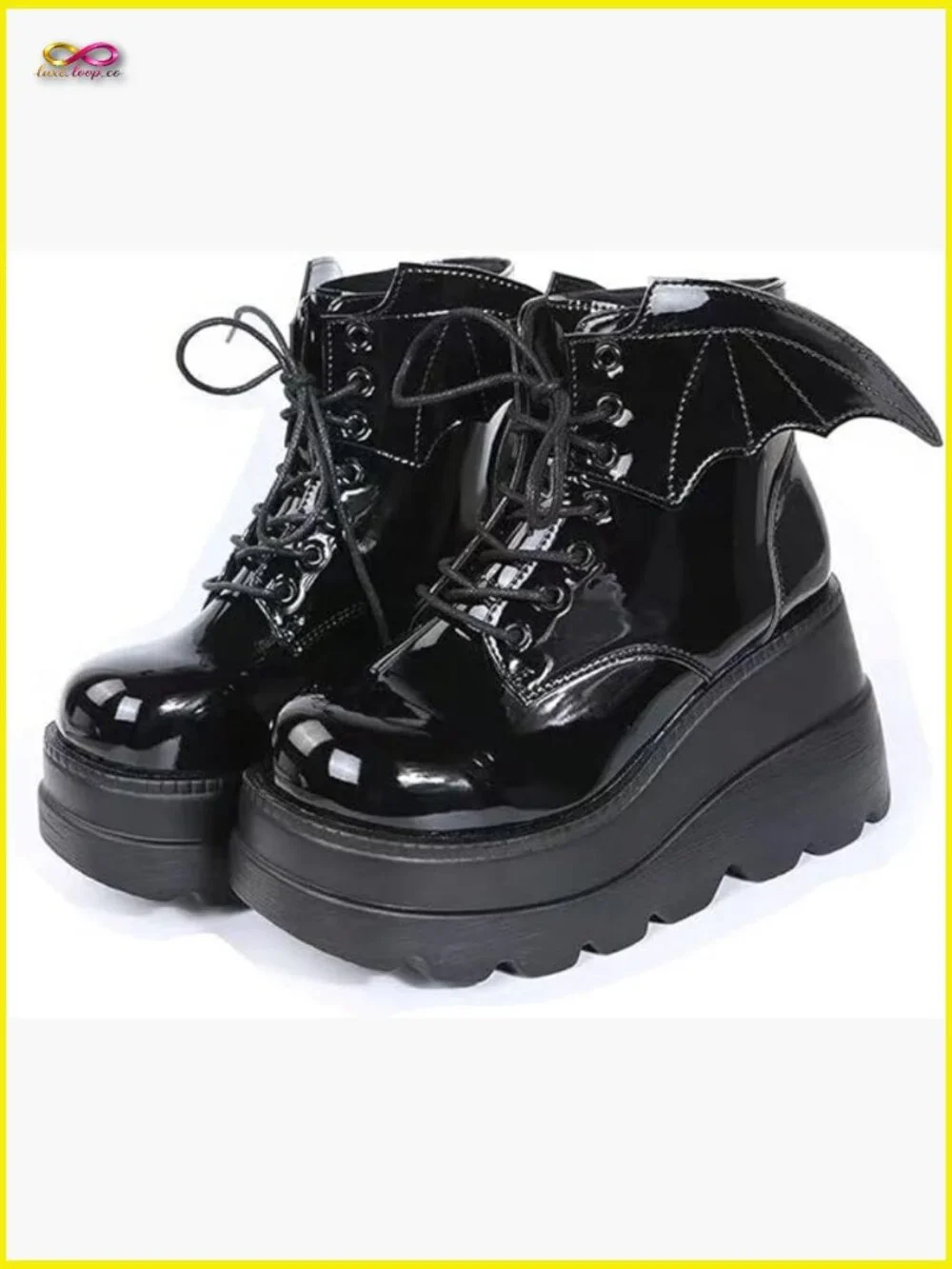 Lolita Mary Jane Platform Pumps Chunky Heel Gothic Ankle Strap Round Toe Dress